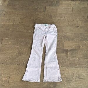 abercrombie kids Light Pink Flared Jeans